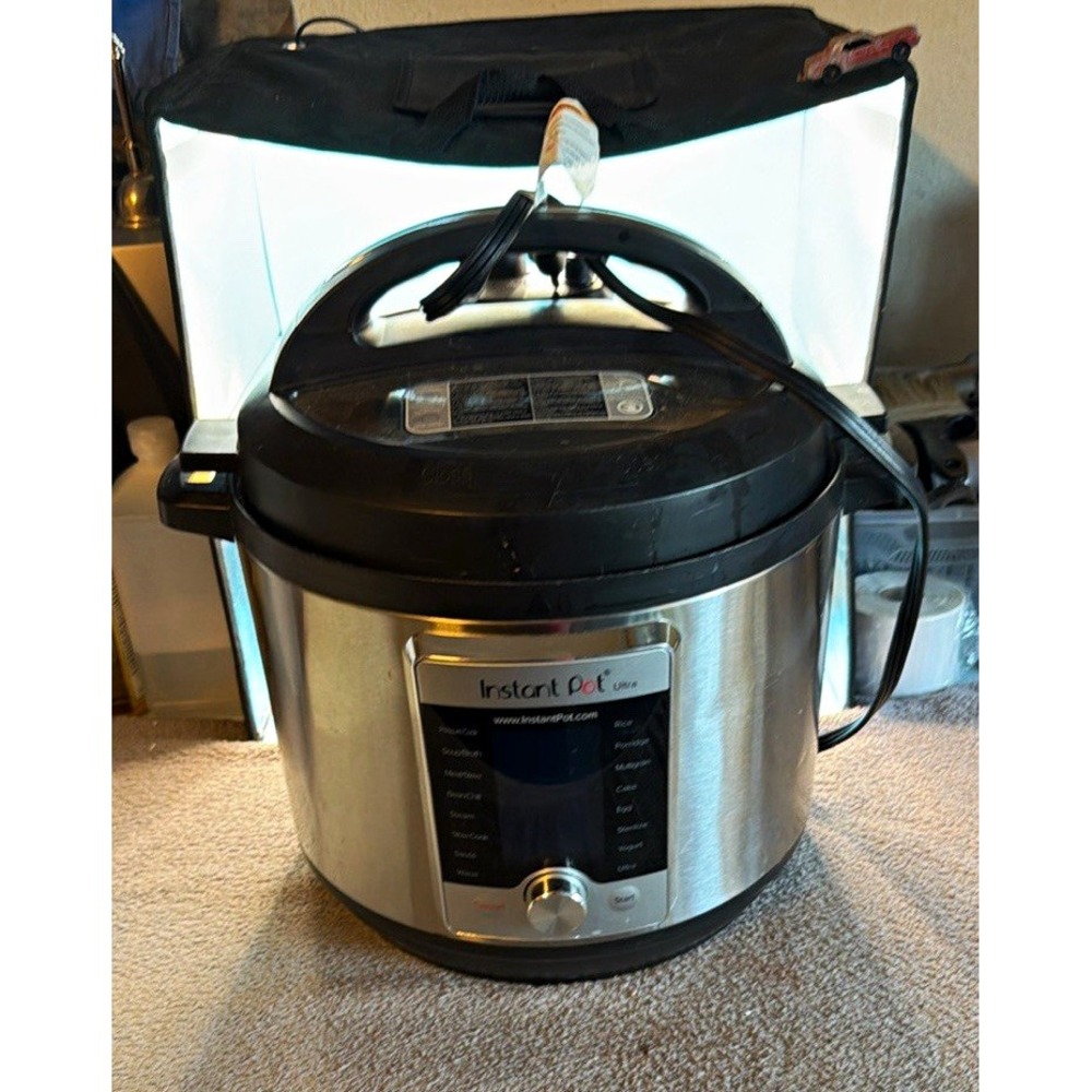 Instant Pot Ultra 80 8 Qt Electric Pressure Cooker 1200W SS Digital Lid works